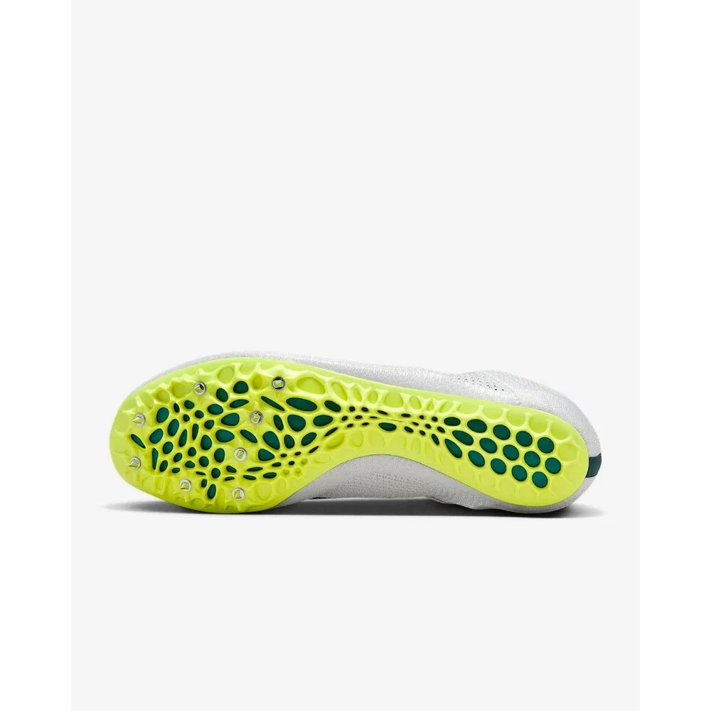 Nike Zoom Superfly Elite 2 Flyknit White Green Spikes FZ9662-100 Men’s Size 6